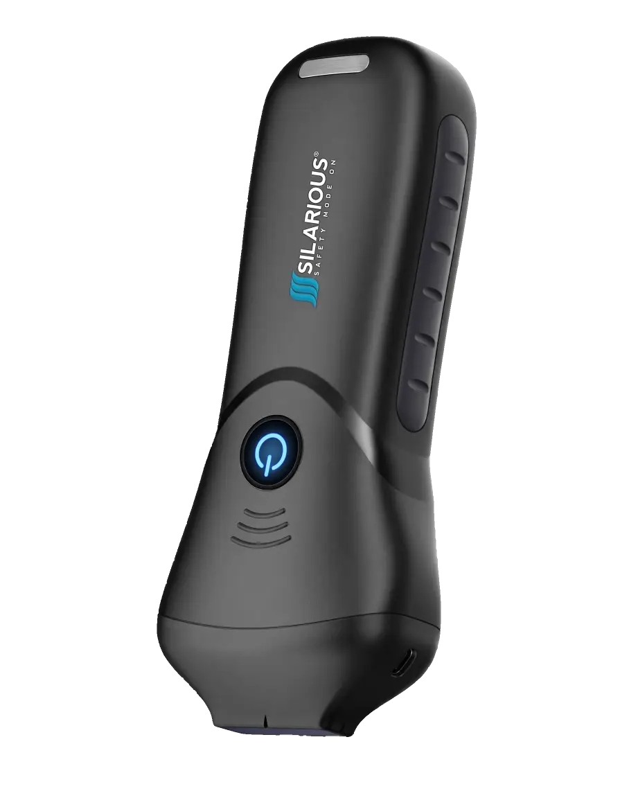 Silarious handheld ultrasound device